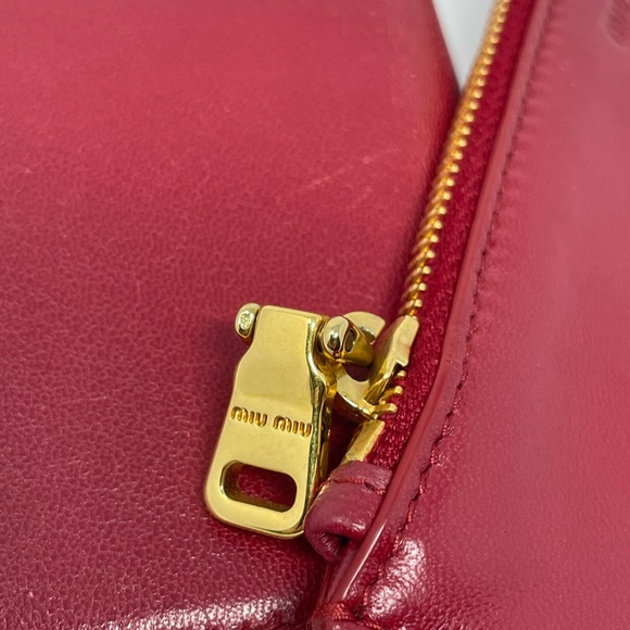 AUTHENTIC Vintage Miu Miu Nappa Leather Clutch - Picture 5 of 14